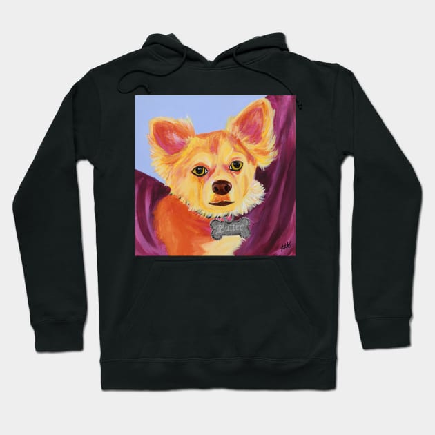 Butter the Chihuahua Mix Hoodie by AmandaAAnthony